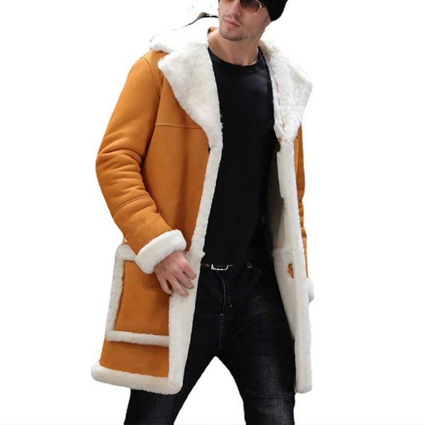Men's Thickened Faux Fur Coat 31812216YM