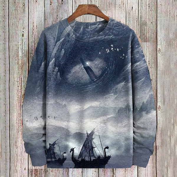 Men's Legend Of The Deep Sea Printed Sweatshirt 94864203YY