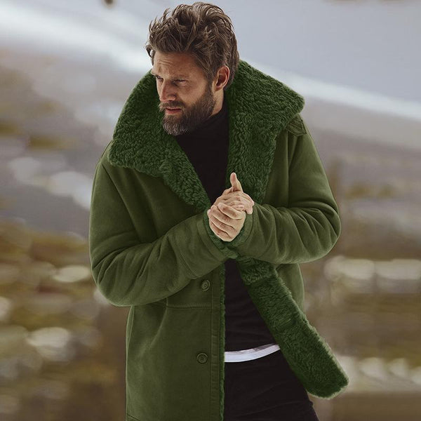Men's Warm Plush Fleece Coat 80597174L
