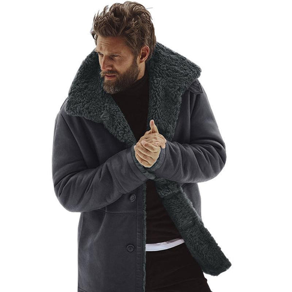 Men's Warm Plush Fleece Coat 80597174L