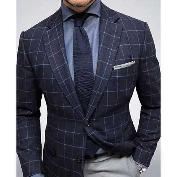 Men's Single Breasted Two Button Suit Casual Slim Suit 74901755L