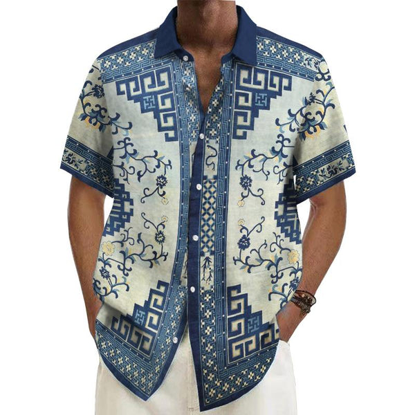 Men's Printed Short Sleeve Shirt 47529147L