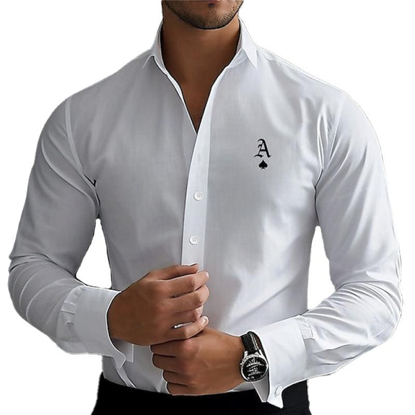 Men's Printed Long Sleeve Shirt 30732771L