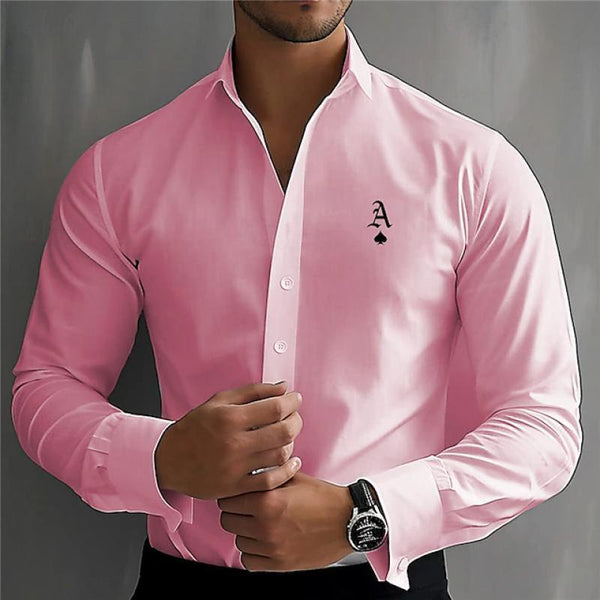 Men's Printed Long Sleeve Shirt 30732771L