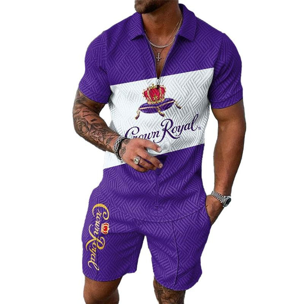 Men's Casual Polo Shirt Set 76784105L
