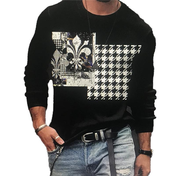 Men's Printed Long Sleeve Sweatshirt 26650593L