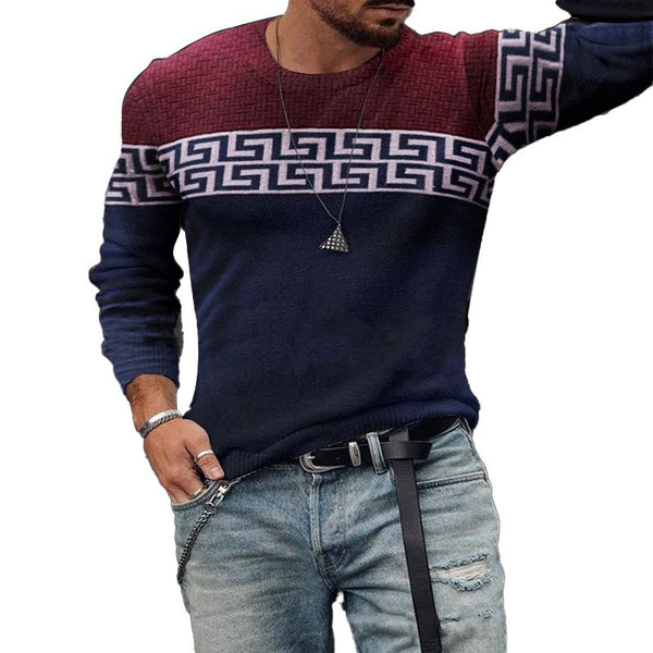 Men's Printed Long Sleeve Sweatshirt 44023421L
