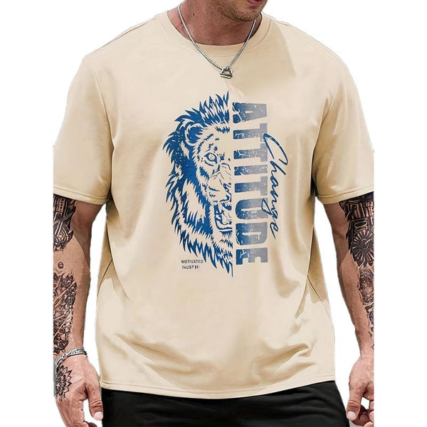Men's Printed Short Sleeve T-shirt 65181612L