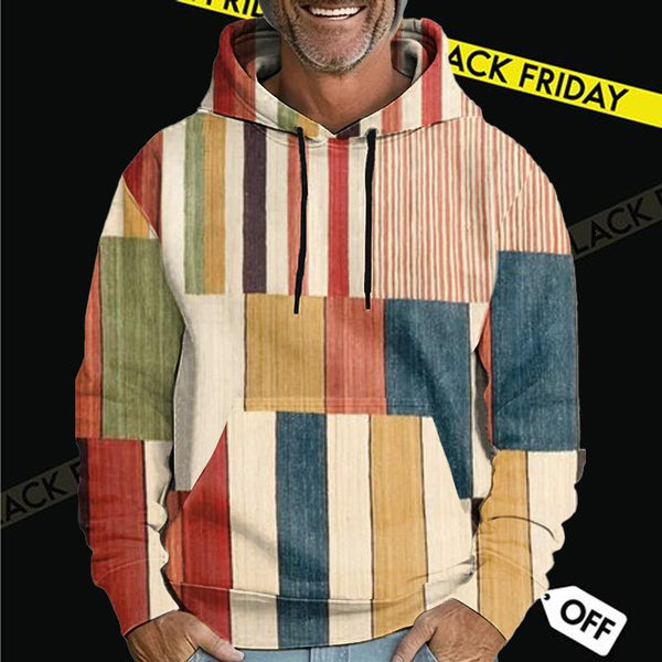 Men's Crew Neck Sweatshirt Printed Hooded Sweatshirt 99988778L