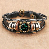 Men's Vintage Brass Bracelet Classic Zodiac Bracelet 25265870L
