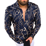 Men's Printed Shirt Short Sleeve Shirt 14067010L