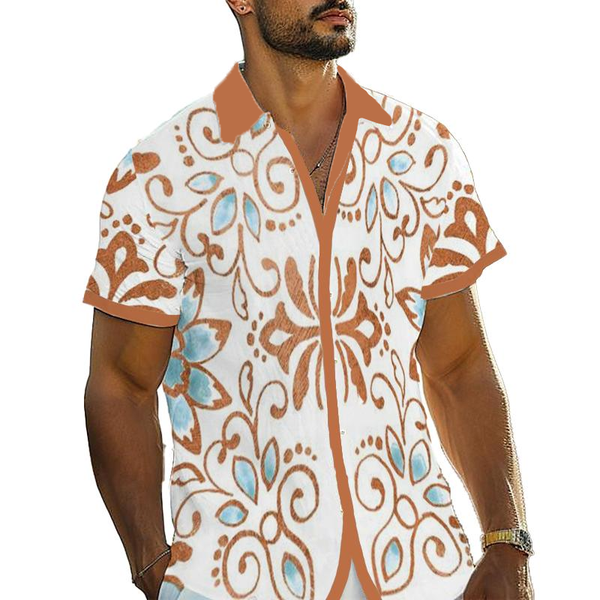 Men's Printed Short Sleeve Shirt 44647351L