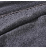 Leather Fashion Patchwork Hooded Sweatshirt 77073967YM