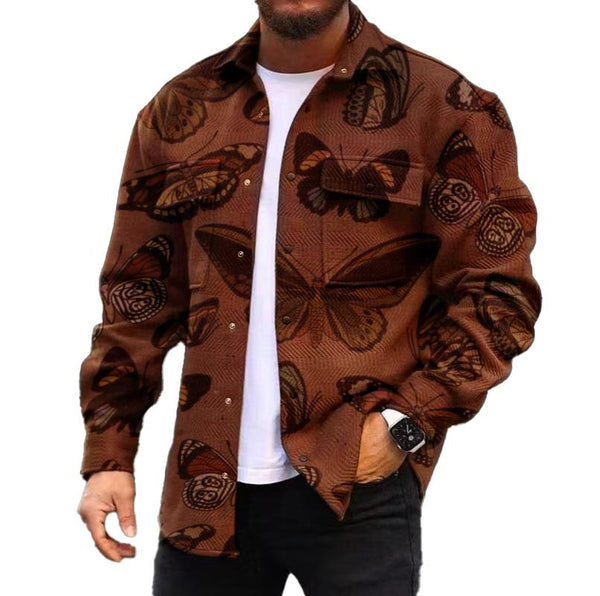 MEN'S FASHIONABLE CASUAL CORDUROY JACKET 16862798YM