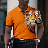Men's Fashion Short Sleeve Polo Shirt 93325756YM