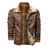 Men's Fur Vintage Jacket 07622008YM