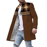 Men's Woolen Mid-length Casual Coat 94484795YM