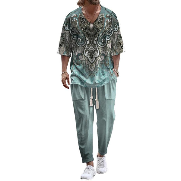 MEN'S CASUAL RESORT SUIT 10608418YM