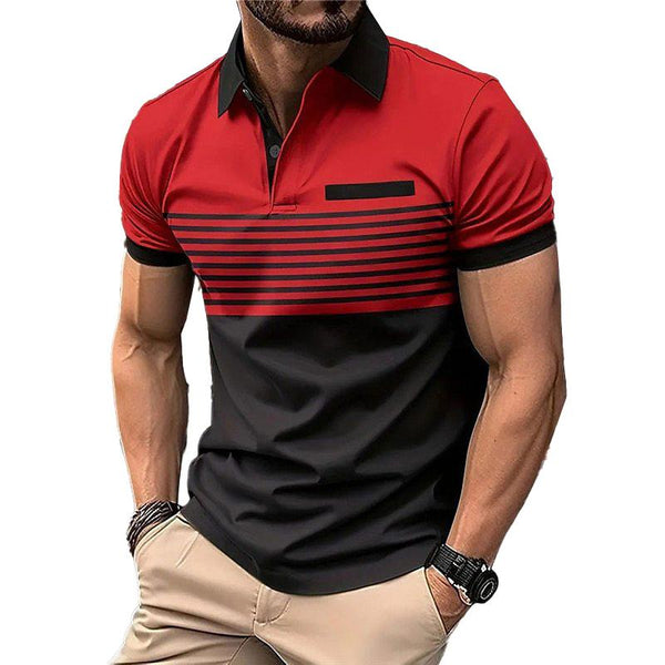 Men's Fashion Short Sleeve POLO Shirt 23382379YM