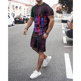 Men's Casual Printed 2 Piece Casual Sets 57737096YY