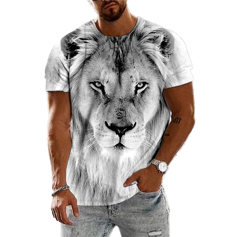 Men's Printed Casual Short-sleeved T-shirt 93089661YM