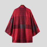 Men's Loose Patchwork Long Sleeve Shirt Cardigan 59705618L