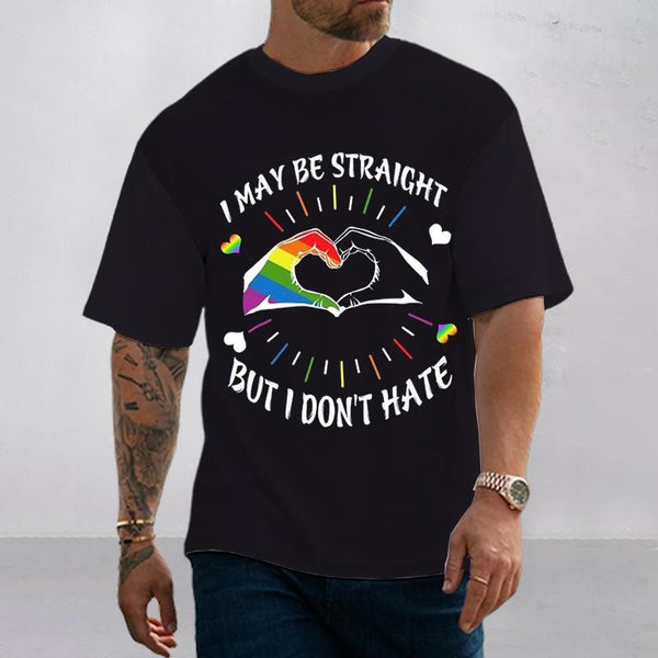 Unisex LGBT Supporter Print Casual T-shirt 38249323YY