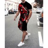 Men's Casual Printed 2 Piece Casual Sets 57737096YY