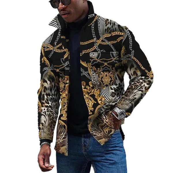 Men's Camouflage Print Jacket 06620906YM