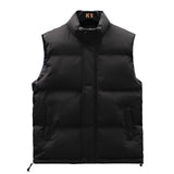 Men's Stand Collar Thickened Vest 89992781YM