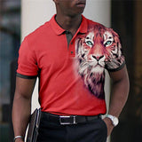 Men's Fashion Short Sleeve Polo Shirt 93325756YM