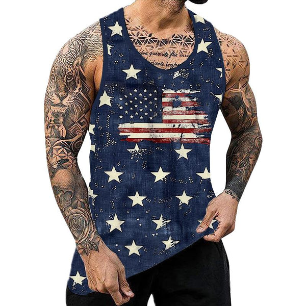 Men's God Bless USA Muscle Fit Tank 96320499YY