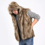 Men's Faux Fur Vest 44162999YM