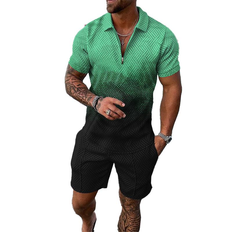 MEN'S FASHION POLO SHIRT SET 13675083YM