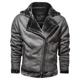 Men's Fur Integrated Warm Thick Fur Jacket 99578047YM