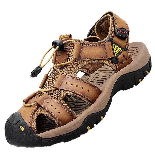 Men's Genuine Leather Beach Sandals 96104153YM
