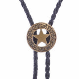 Five-pointed Star Vintage Leather Necklace 88173486YM