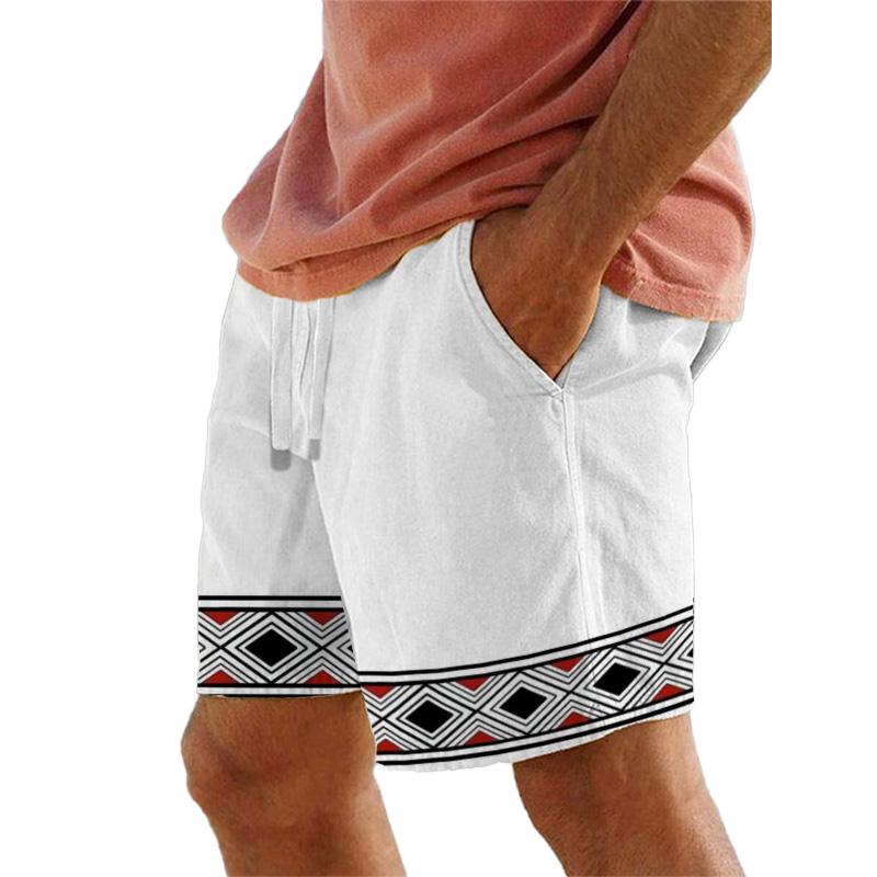 Men's Beach Print Breathable Shorts 27575705YM