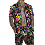 Men's Short Sleeve Shirt Beach Suit 51999088YM