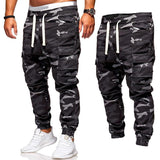 Men's Camouflage Lace Casual Sports Cargo Pants 07351394L