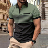 Men's Fashion Short Sleeve POLO Shirt 23382379YM