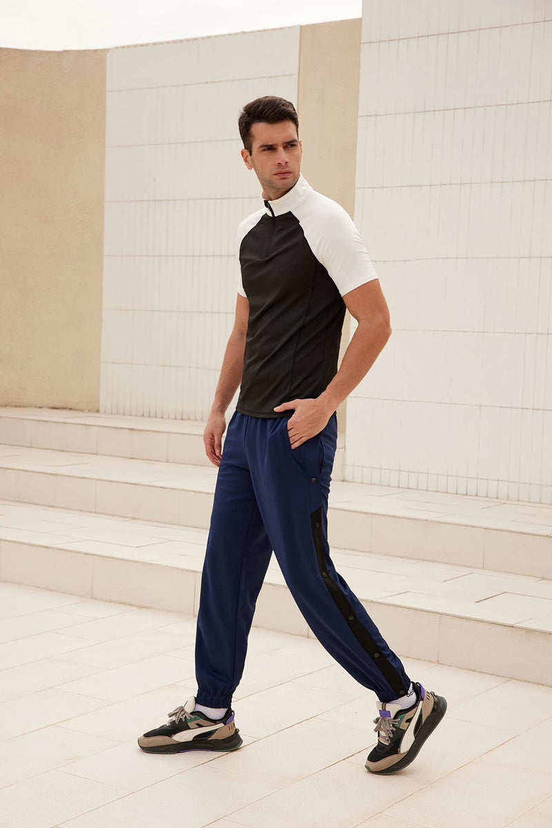 Men's Buttoned Sweatpants 55247558YM