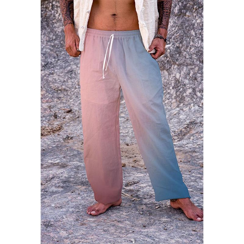 Men's Gradient Tie Dye Casual Pants 08824176YM