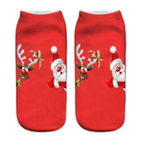 Christmas Pattern Boat Socks 05995953YM