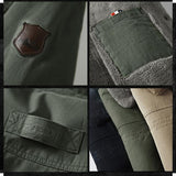 Men's Fleece Thick Cotton Coat 72068288YM