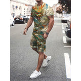 Men's Casual Printed 2 Piece Casual Sets 57737096YY