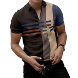 Men's Casual Short Sleeve Polo Shirt 55527466YM