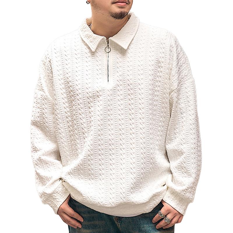 Men's Polo Shirt Casual Long Sleeve Sweatshirt 56895792YM
