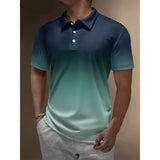 Men's Lapel Casual Short Sleeve POLO 36974982YM