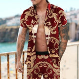 Men's Sports and Leisure Daily Loose Trendy Suits 28433587YM